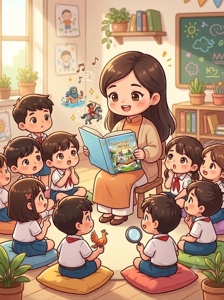 Giờ học Truyền thuyết Thánh Gióng